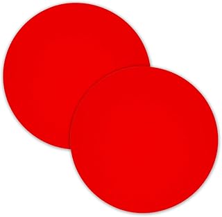 2-pak wielofunkcyjna silikonowa mata do mikrofalówki, 30,5 cm nieprzywierająca silikonowa mata do pieczenia mata do piekarnika na dno piekarnika, odporna na ciepło mata do piekarnika mikrofalowa mata mata mata mata (czerwona)