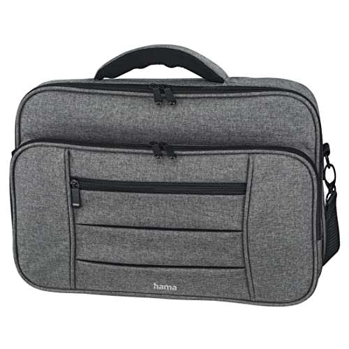 Hama Laptop Tasche bis 17.3 Zoll (Notebook Tasche für Laptop, Tablet, MacBook, Chromebook bis 17,3 Zoll, Umhängetasche als Arbeitstasche oder Schultasche für Herren und Damen) grau Cover