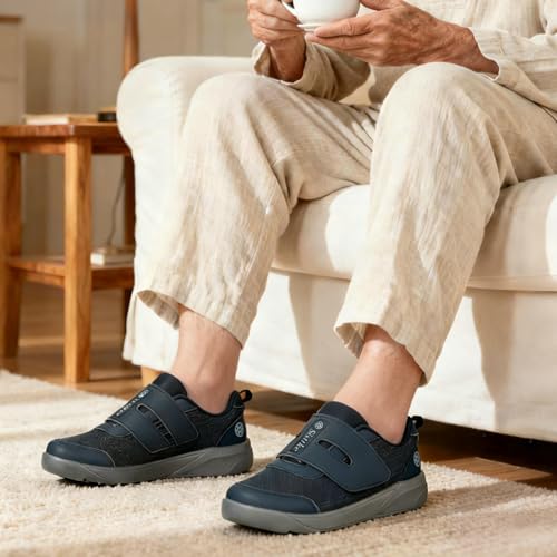 Image of Sisttke Women's Diabetic Shoes Wide Toe Box Slip-On Shoes