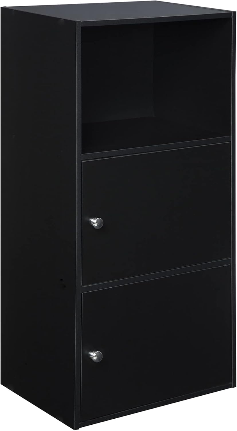 Convenience Concepts Xtra Storage, L 14.25" x W 14.25" x H 28.25", Black