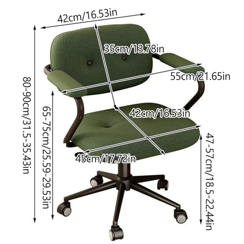 Chaise de bureau réglable pour maison et ordinateur