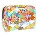 Borsa da trucco portatile con cerniera da viaggio borsa da toilette per le donne Handy Storage Cosmetic Pouch Pesce Bilance giapponese