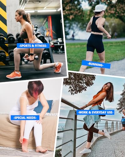 Image of 5 Pairs Copper Compression Socks for Women & Men - Ankle Plantar Fasciitis Arch Support Running Socks for Athletic