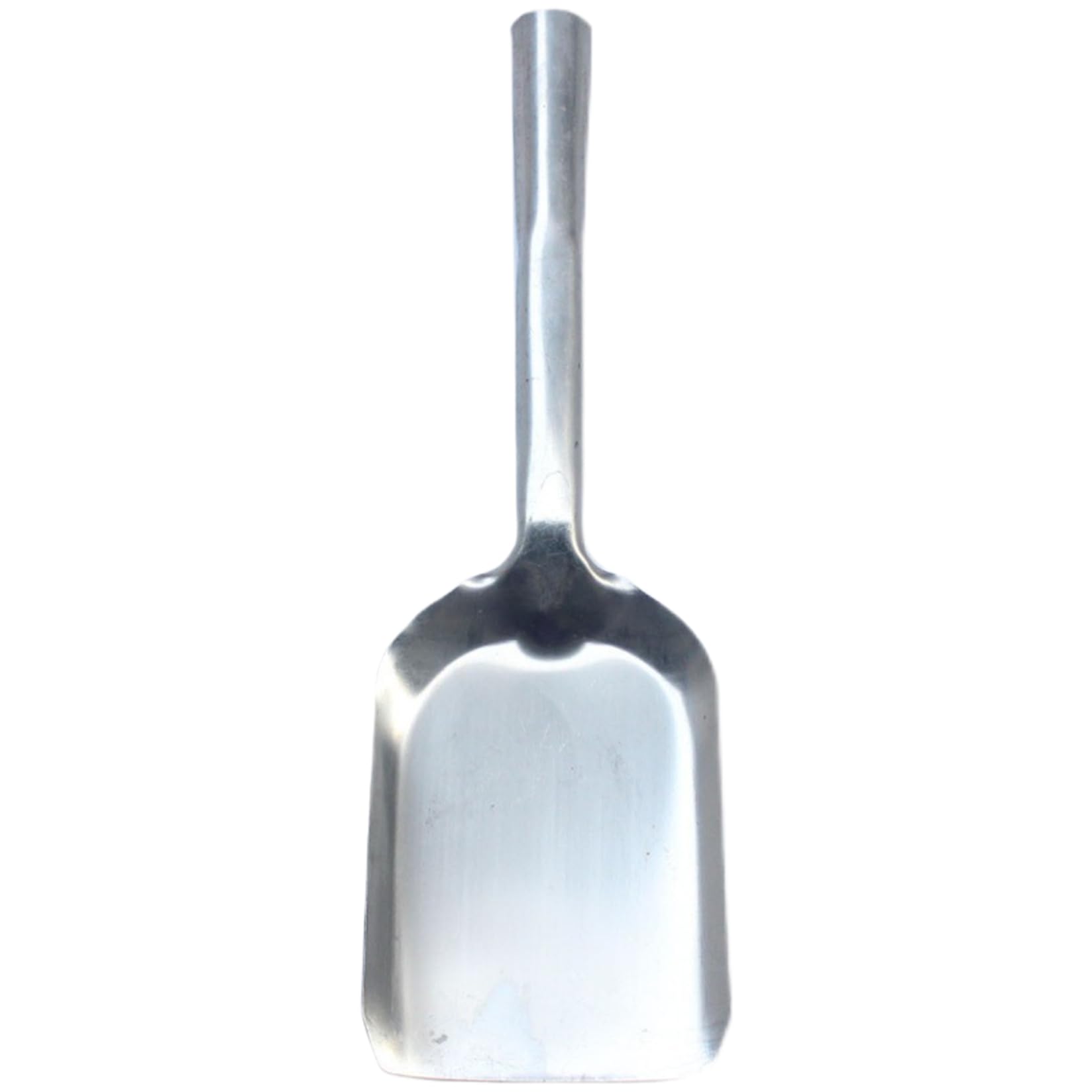 15.4-Inch Long Ash Shovel, Stainless Steel Heavy-Duty Flat Coal Shovel with Longd Handle, Scoop for BBQ Grill, Gradening Digging, Fireplace Coal Garden