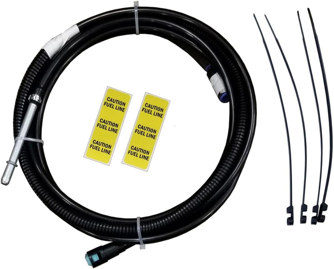 Inline Tube Compatible with 1999-04 Chevrolet GMC 1500 2500 1500HD 2000-03 2500HD 3500 All Cabs Nylon Fuel Return Line Kit Tank To Engine