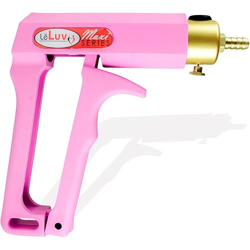 LeLuv Vacuum Pump Maxi Ergonomic Handle with Release Valve Pink