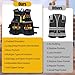 TTSITG Adjustable Tool Vest for Men, 25 Pockets, Reflective Work Vest for Electricians, Carpenters & Construction Workers
