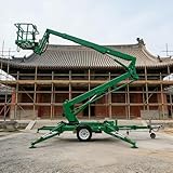 Towable Articulating Boom Lift with 45ft Reach | 450lb Platform Capacity | Excellent Over-The-Obstacle Access | Easy Transport & Quick Job Site Setup