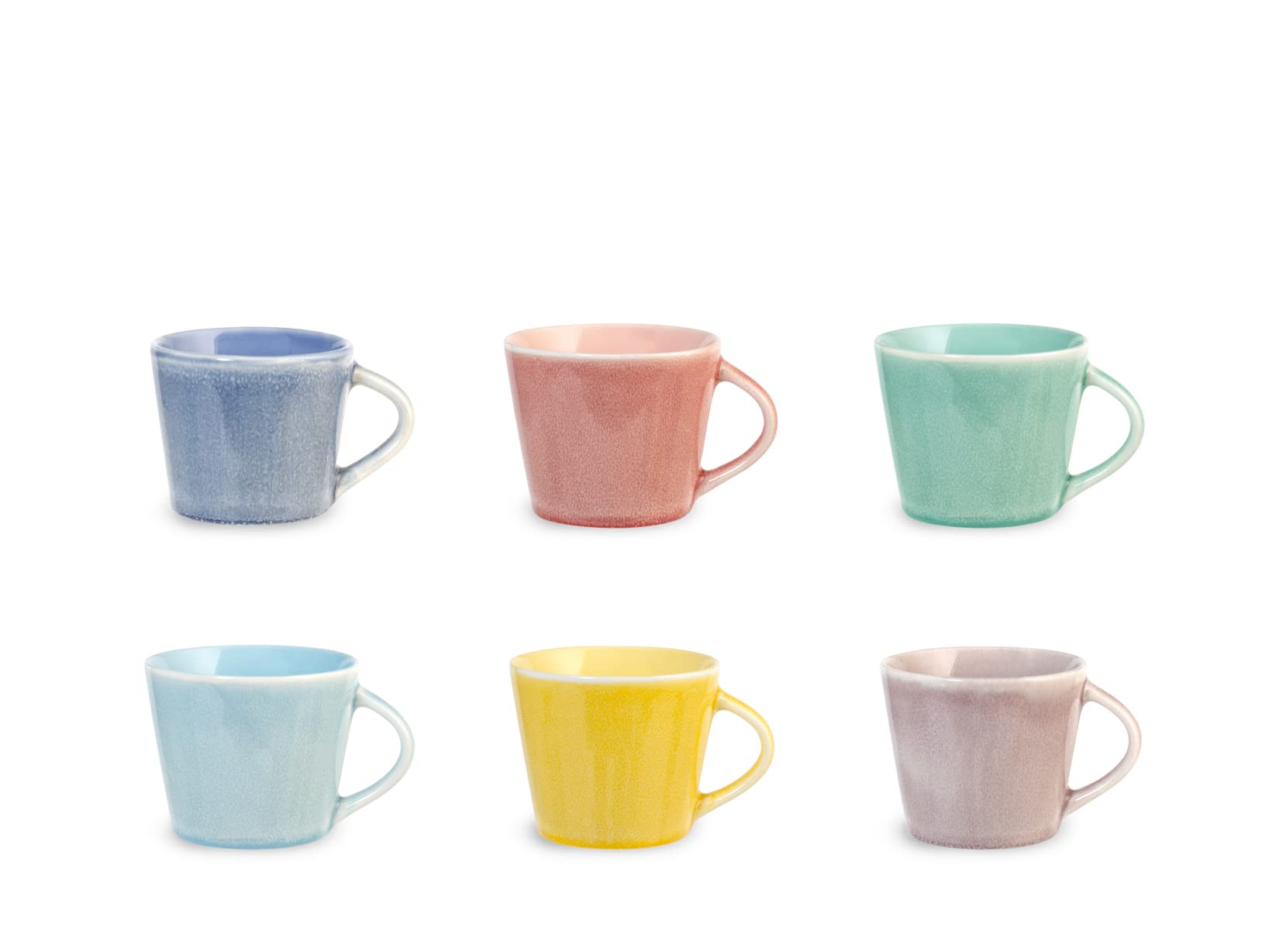 H&h Set of 6 Tazze Caff Coachella CC 110