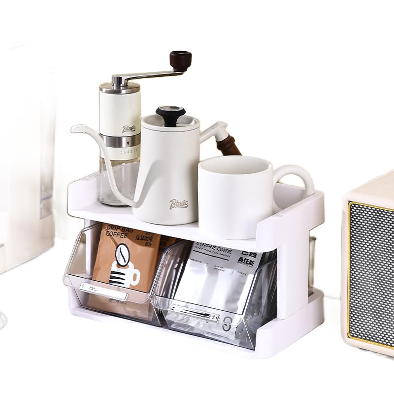 Amazon｜コーヒー収納ラック 2/3/4段 コーヒーカップ収納棚
