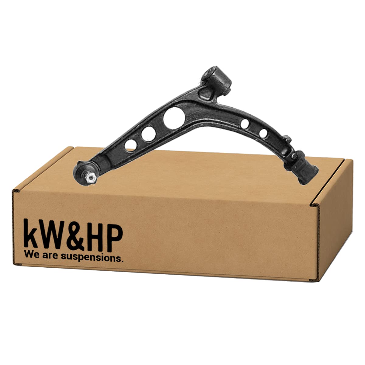 kW&HP KIT 2 PEZZI COPPIA BRACCETTI TRAPEZI OSCILLANTI ANTERIORI LATO DX/SX CINQUECENTO/SEICENTO (KW0001)