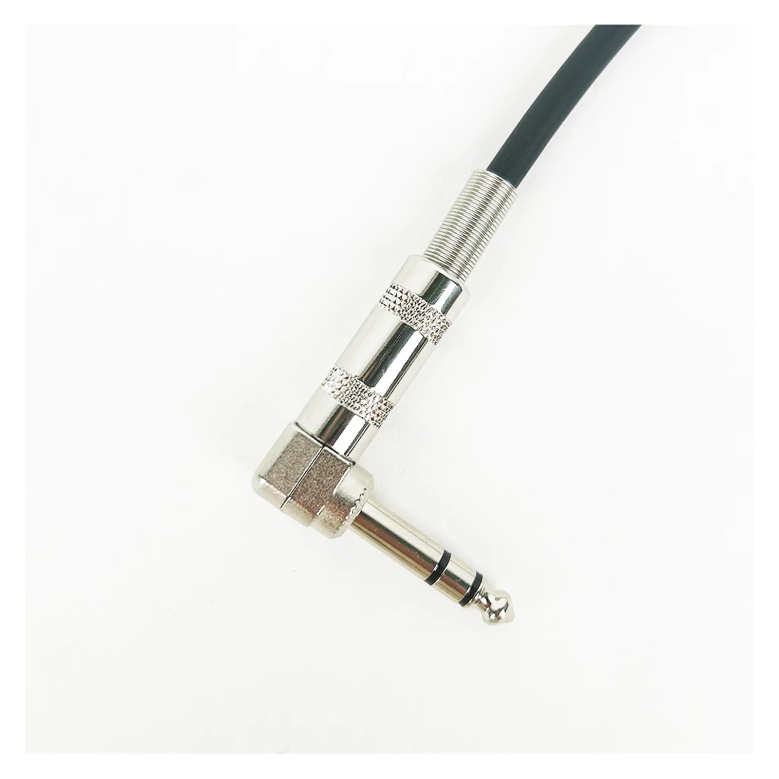 Cordon Audio Jack stéréo 6.35mm à ., .5 TRS 1/4 pouces, câble d'ampli de haut-parleur droit Angle for clavier guitare(TC119-P1078,15M)