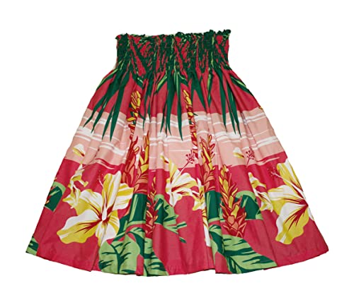 Hawaiian Pa'u Hula Skirt Hawaii Print For womens