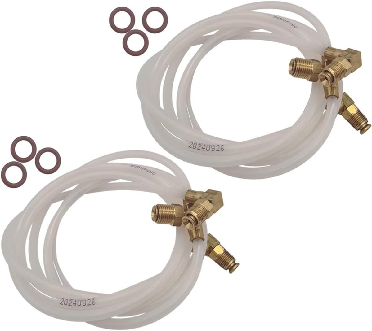 2Pcs HYDTH40-CS Convertible Top Hydraulic Hoses Replacement for 1996-2005 Chrysler Sebring 2.4L 2.5L 2.7L 3.0L HYDTH40 CS, HYDTH40CS