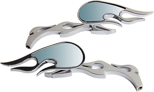 MotorToGo Mini espejos cromados para motocicleta compatibles con Moto Guzzi V7 III