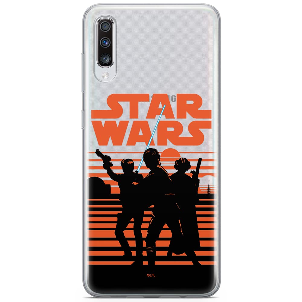 ERT GROUPmobile phone case for Samsung A70 original and officially Licensed Star Wars pattern 026 optimally adapted to the shape of the mobile phone, partially transparent