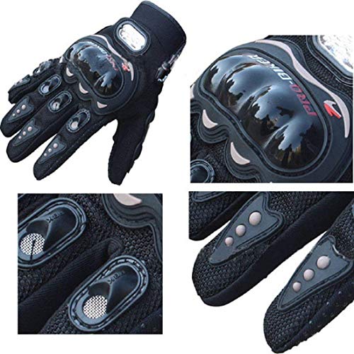 Luvas de ciclismo Pro-Biker com tela sensível ao toque, luvas de couro para motociclismo, motociclis