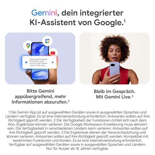 Google Pixel 9a: Android-Smartphone ohne SIM-Lock, mit KI-Kamera, 24 Stunden Akkulaufzeit und leistungsstarken Sicherheitsfunktionen – Obsidian, 128GB – Bild 6