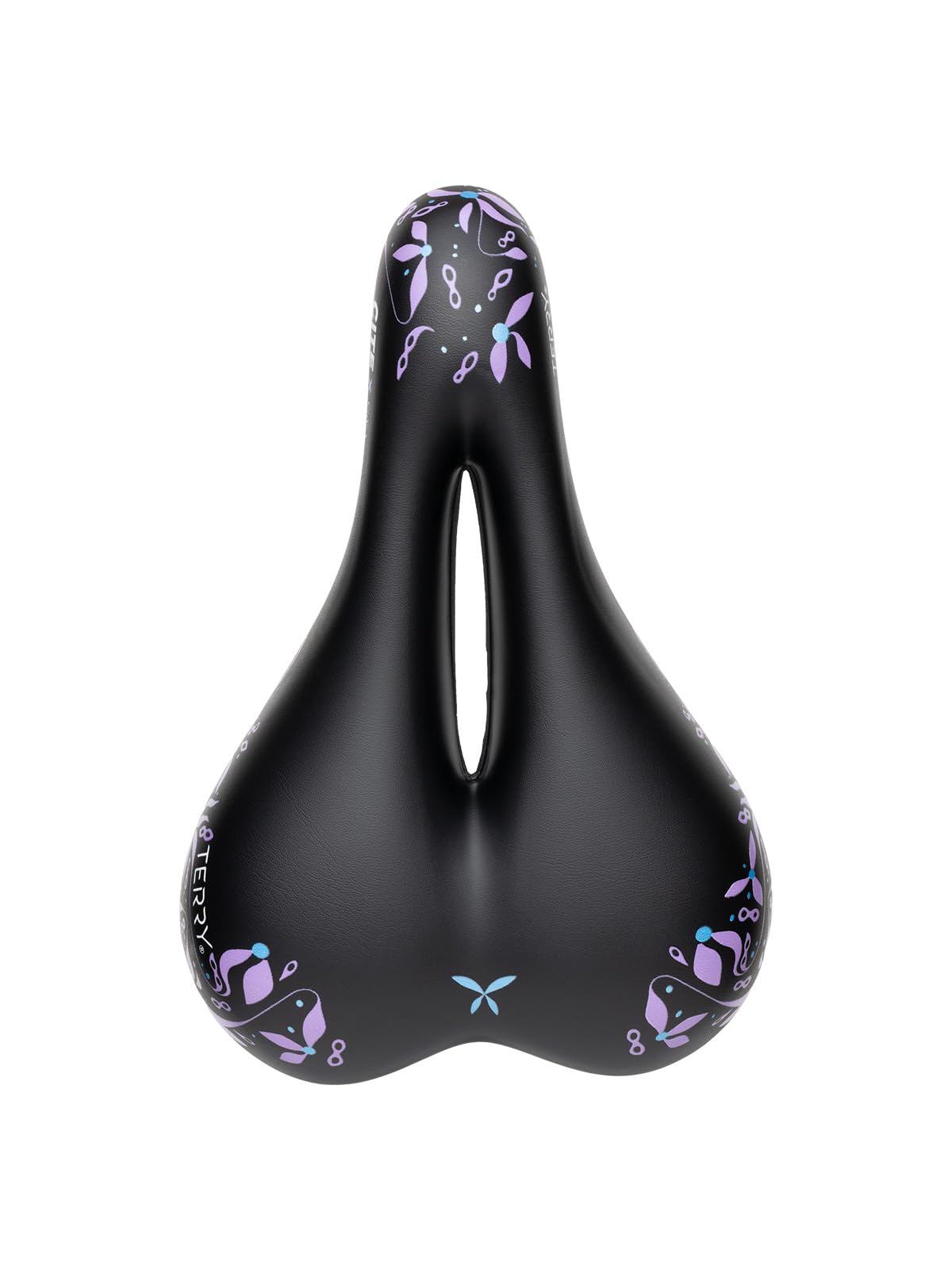 Terry Bike Saddle Womens Cite X Gel Saddle, Bicycle Seat for Women, Wide Comfortable Shock-Absorbing Gel Bike Seat with Center Cutaway