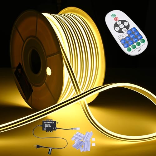 Yescom Tira LED Neón Exterior 30.48 m Luz Blanca Cálida miniatura 1