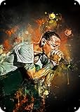 Watercolors Chester Bennington Metal Tin Sign 8' X 12' Wall Decor