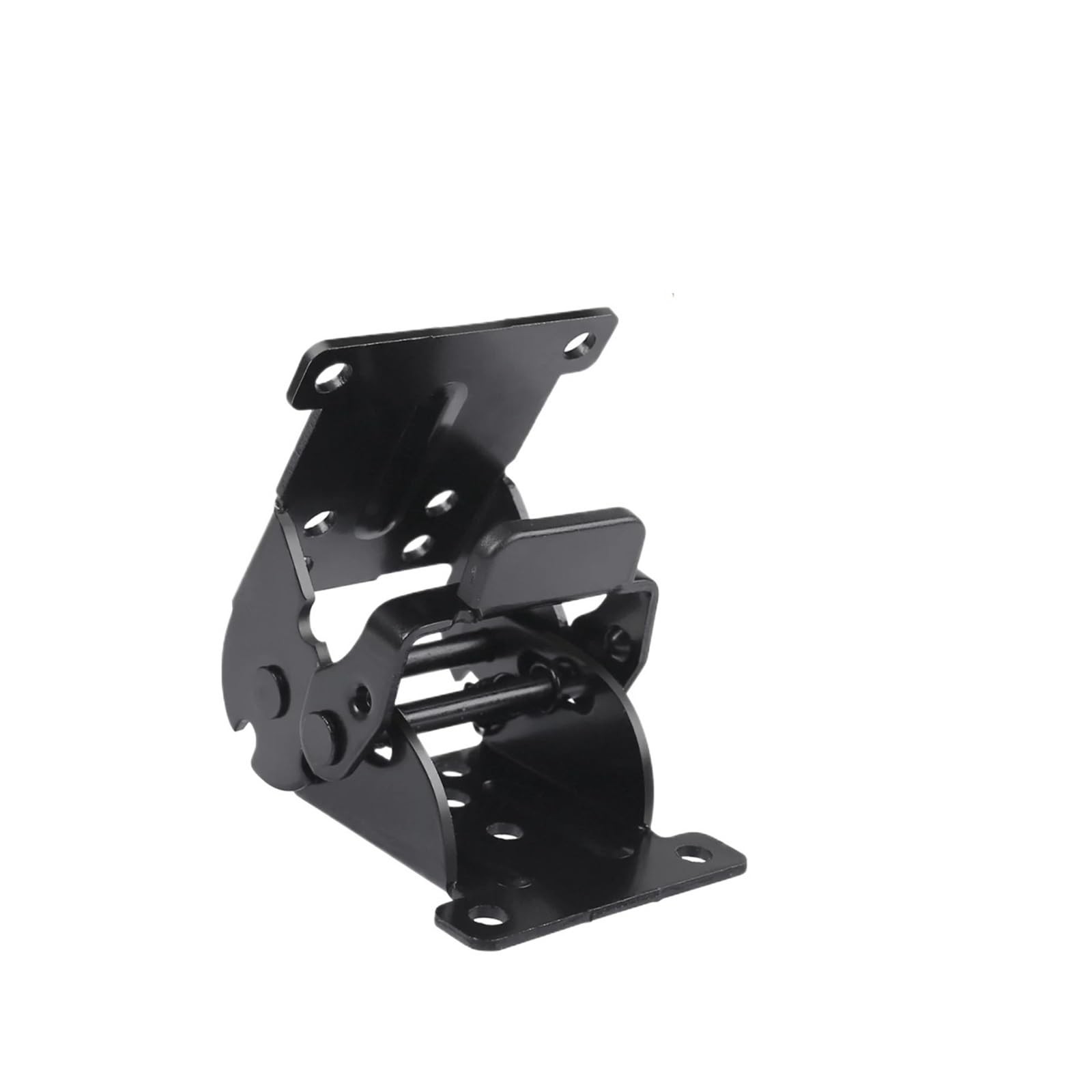 Sensumepb Black 8Pcs 4Pcs Folding Leg Hinge Bracket, 0-90-180 Degree Foldable Support With Self Locking Hinge And Screws(Black 8Pcs)