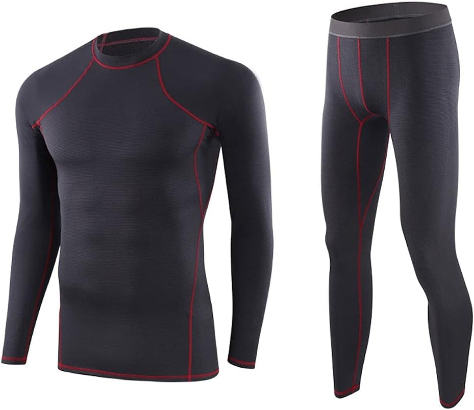 GPPZM Winter Warm Tight Thermal Underwear Sets Outdoor Function Breathable Training Cycling Thermo Underwear (Color : B, Size : XXL Code) : Clothing, Shoes & Jewelry