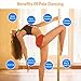 Moclever Stripper Poles for Home, Static Spinning Pole Dance Pole 45 mm Removable Dancing Pole for Home Bedroom Gym Party Club Exercise, Rotating Dance Pole 88-108.1in Adjustable Height Load 550 LBS