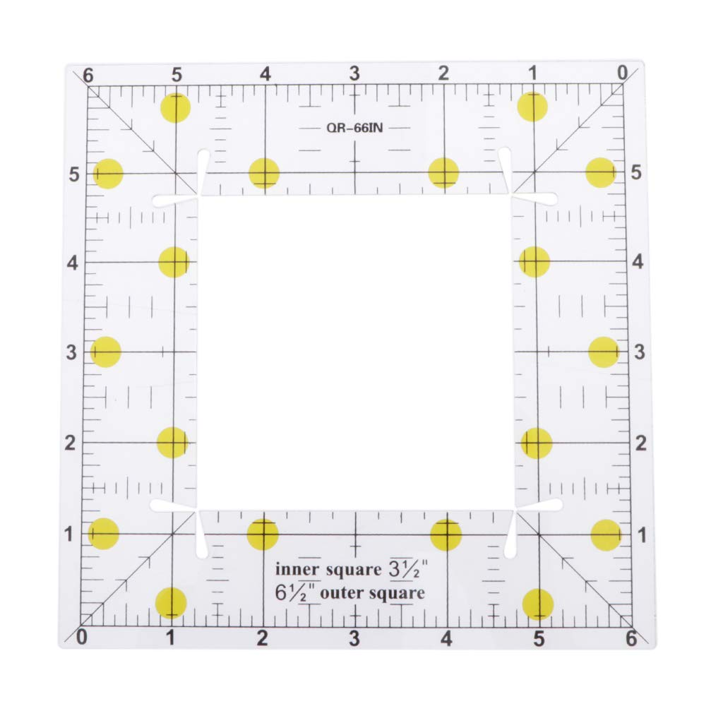 Protractor,Triangular,Square,Precision Measuring Steel Ruler,Quilting 90 Degree Shape Acrylic Template