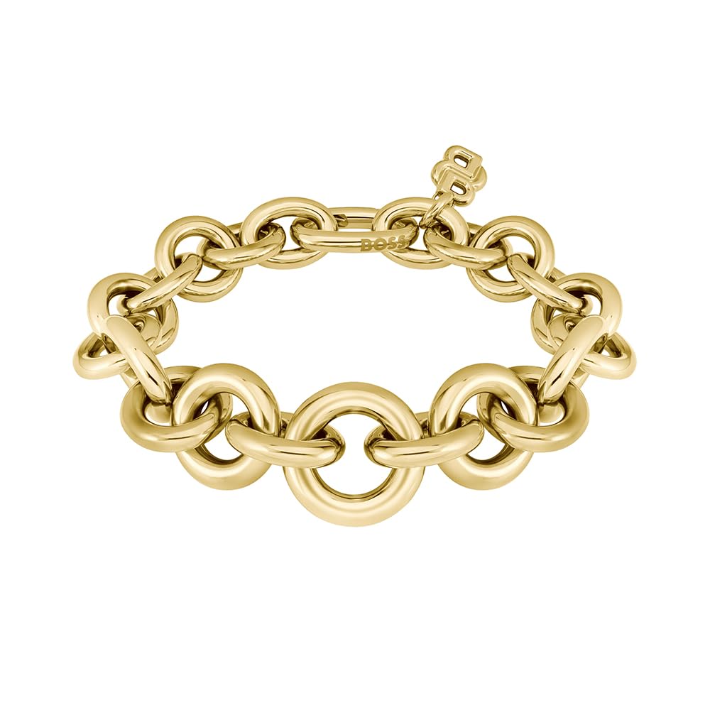 BOSS Jewelry Women's LIVE STATEMENT Collection Chain Bracelet in Yellow Gold - 1580736M