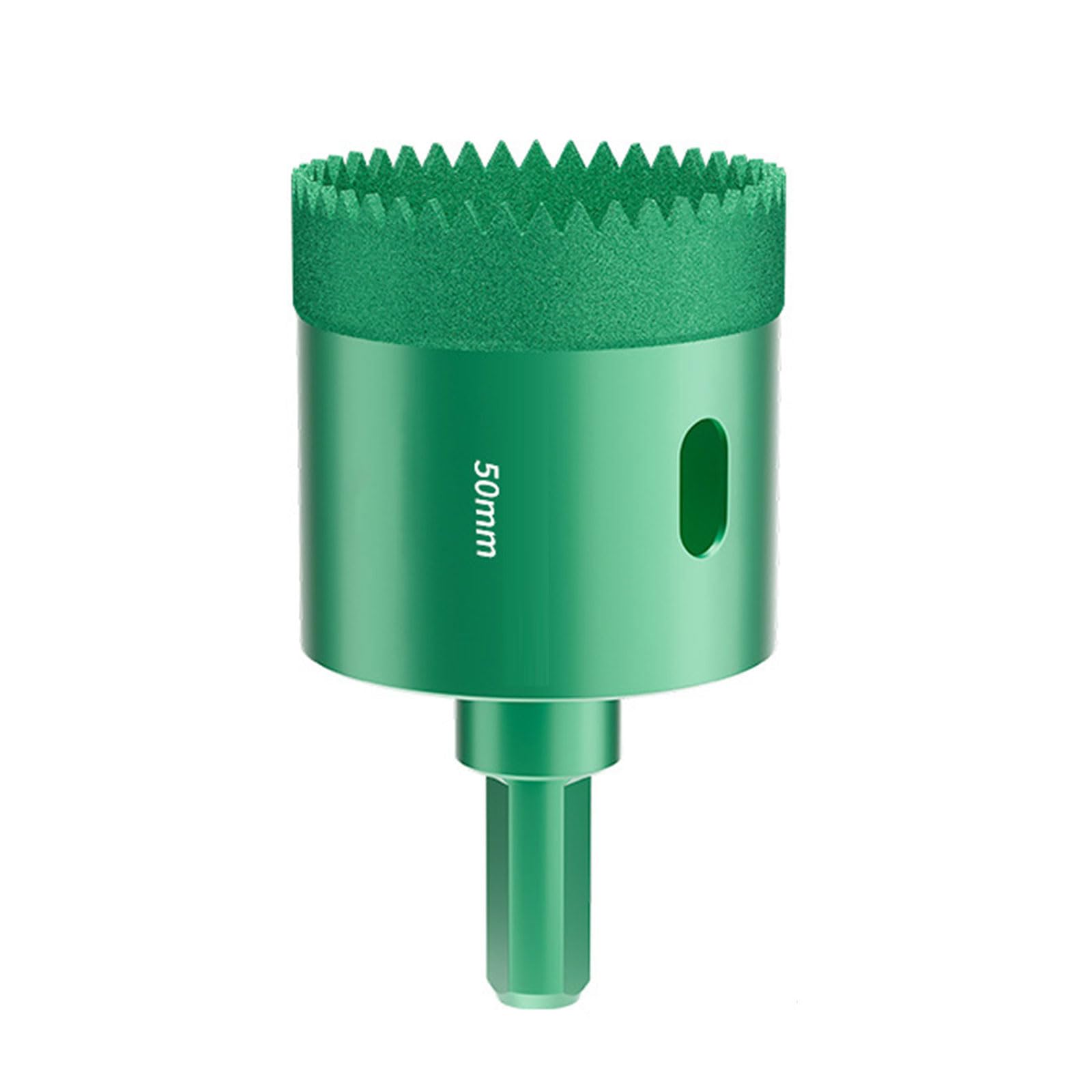 ohohulo Serrated Dry Drilling Hole Opener Hole Drill Bits for Porcelain Tile,Glass,Marble Dry Cut with Cooling Waxs