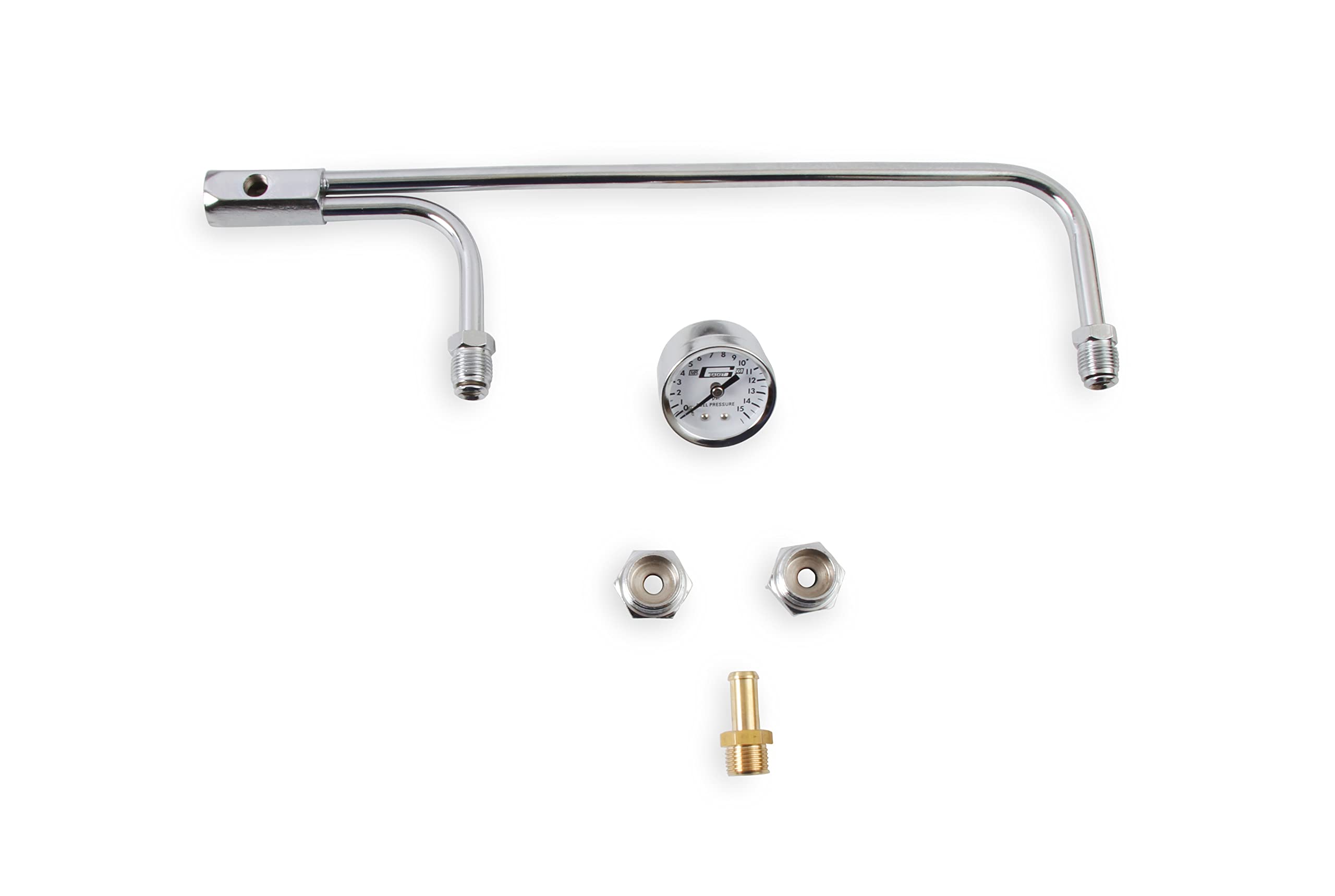 Amazon.com: Mr. Gasket 1559 Fuel Line Kit with Gauge & Fittings