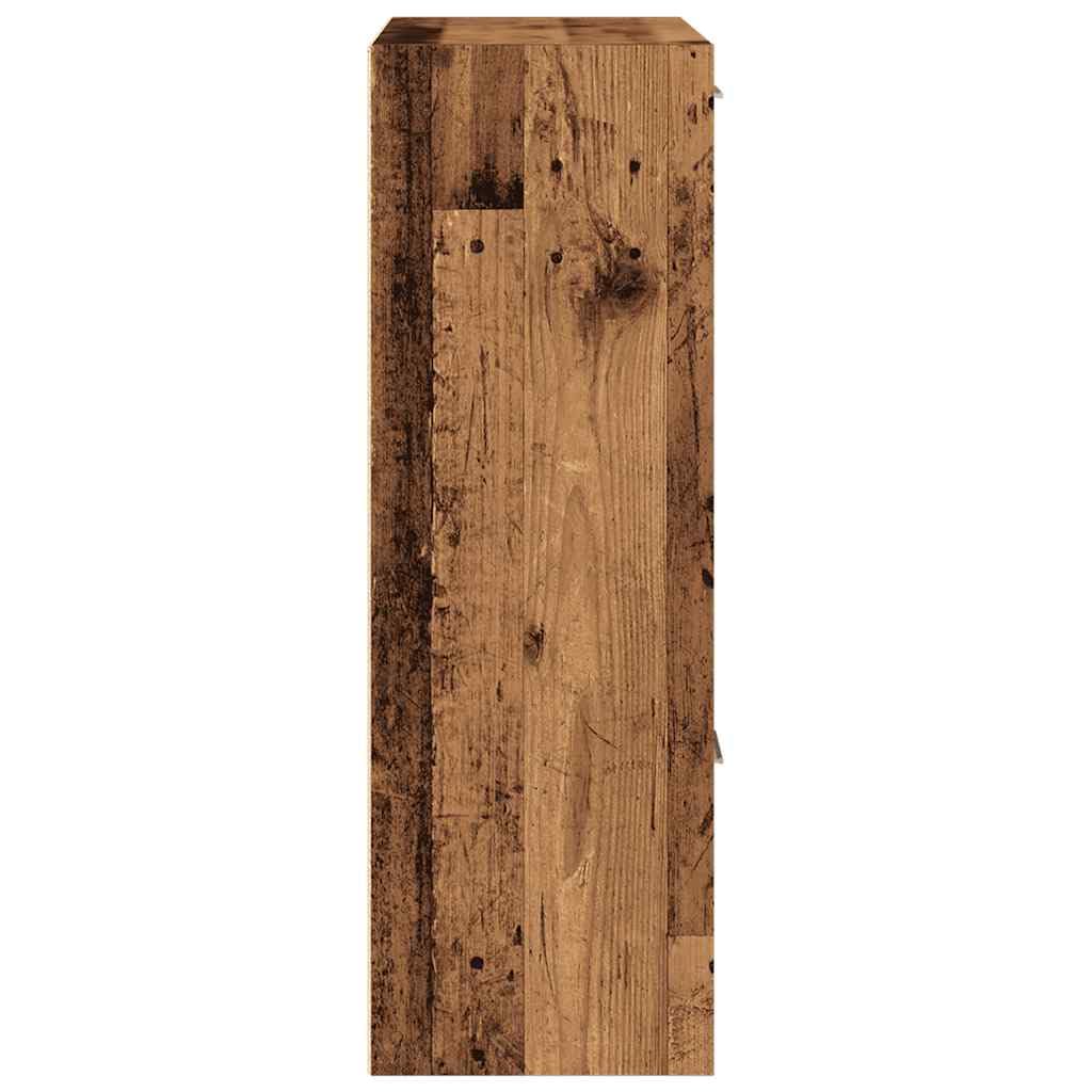Generisch Bücherschrank Altholz-Optik 60,5x30x90 cm Holzwerkstoff,Möbel,Regalsysteme,Bücherregale Bücherschränke-855970