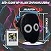 Depointer Life Led Mask with Rechargeable Bluetooth-compatible App Controlled, Customizable led mask, Lighted Face Transforming Mask, unisex-Adult