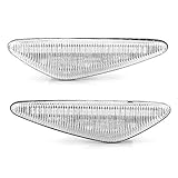 Zulassung: E-Prüfzeichen E4 2 X LED Blinker Seitenblinker Blinkleuchte Kotflügel-Blinker ohne Fehlermeldung mit E4-Prüfzeichen White Vision V-170520
