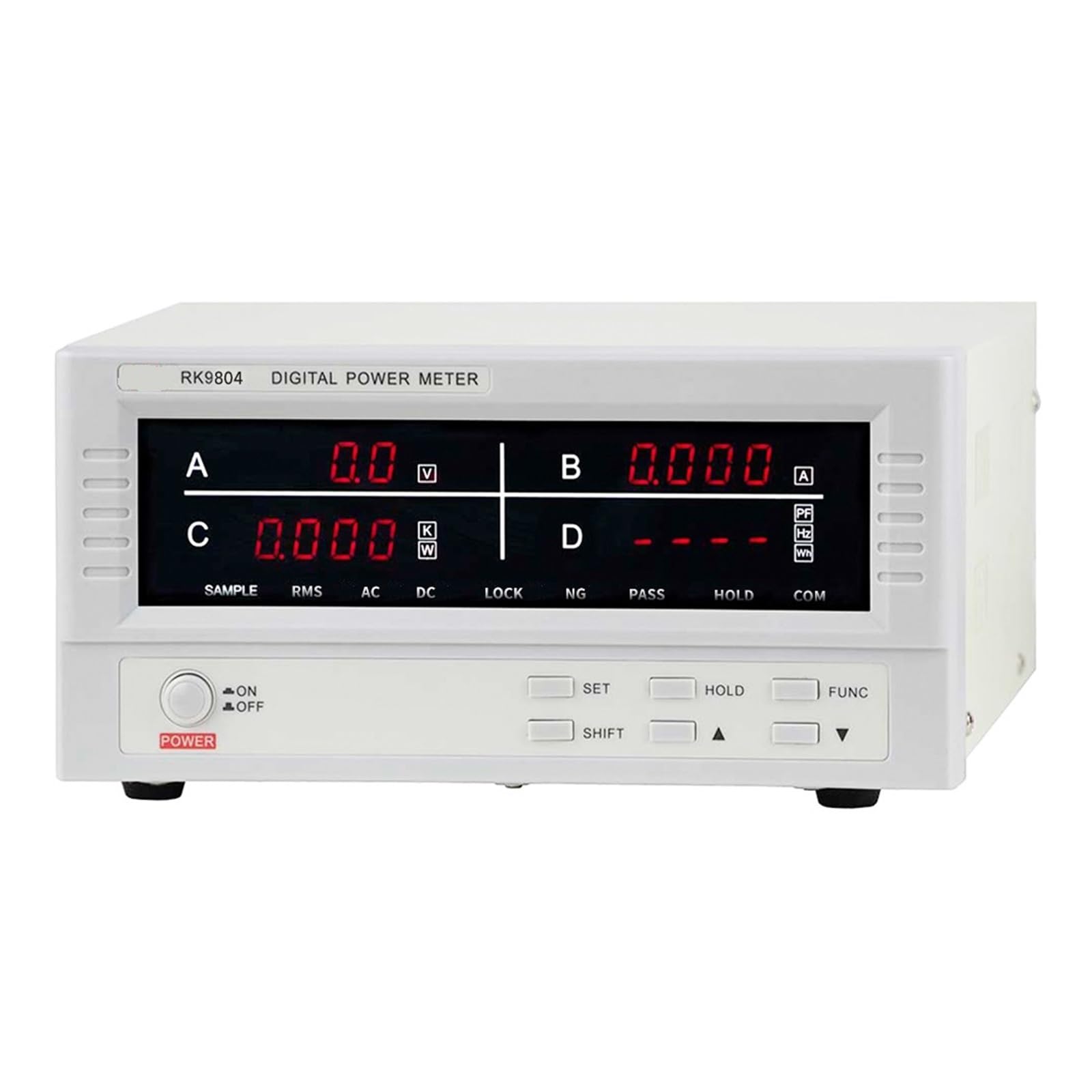 Wattmètre numérique de Table RK9804 AC DC, 600 V, 20 A, 12 KW