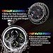 YEEGO DIRECT 7 Inch LED Headlights for Wrangler Headlights, DOT Approved, Round RGB Halo Angel Eye for 1997-2017 Wrangler JKU JK LJ CJ TJ Sahara Sport Rubicon Headlight APP Custom Colors