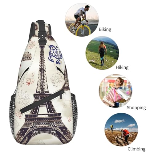 Mochila tipo sling negra para uso urbano y viajes miniatura 5