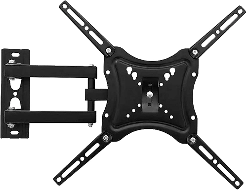 Suporte Articulado de Parede para TV, Ajuste Livre, Adequado para TVs de 14 a 55 Polegadas, Suporta um Peso Máximo de 30 Quilogramas