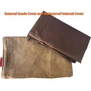 DIY-Pet-Bed-Pillow-Suede-Cover-Waterproof-Internal-case-for-DogCat-at-Medium-36X29-Brown-Color-Covers-only - Cucciolini Doodles   DIY-Pet-Bed-Pillow-Suede-Cover-Waterproof-Internal-case-for-DogCat-at-Medium-36X29-Brown-Color-Covers-only