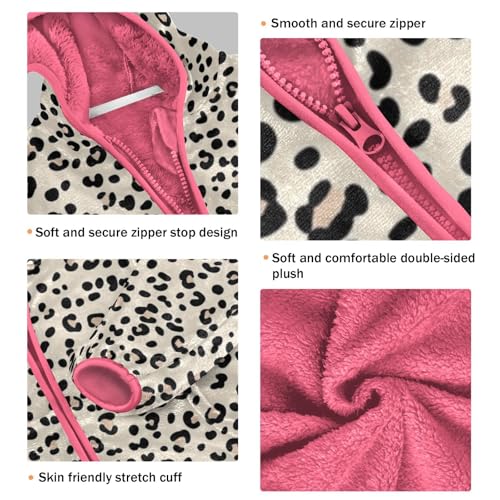 Kids Soft Polar Fleece Full Zip Jacket Outerwear Coat With Pockets for Boys and Girls 3-10T3