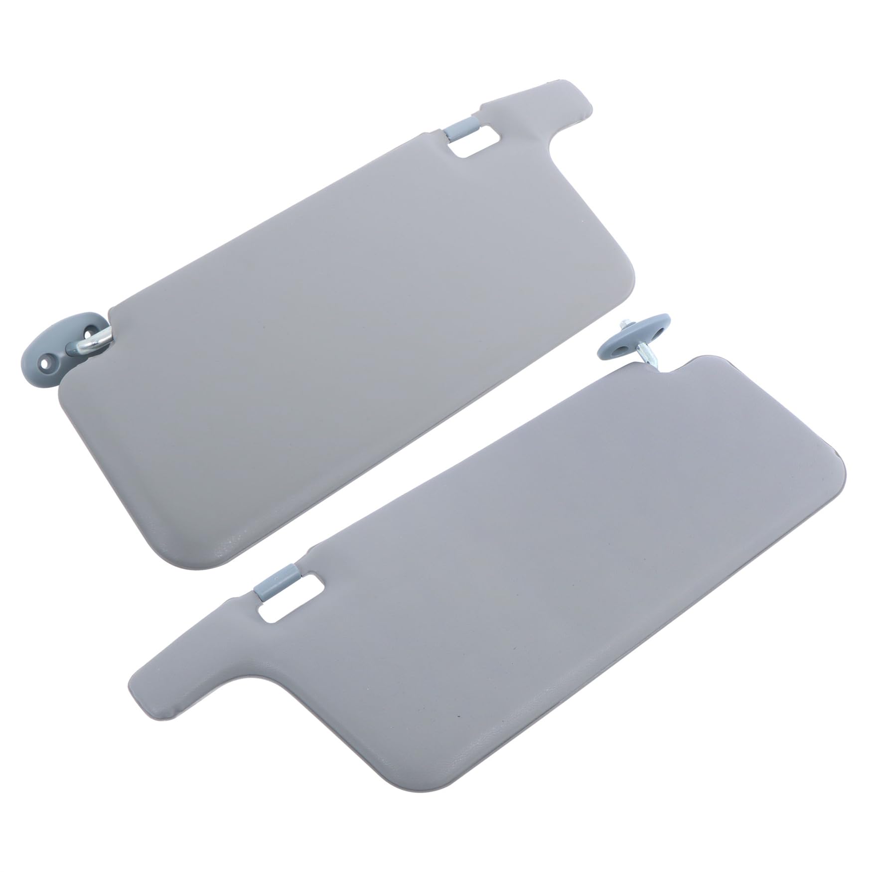 WFLNHB Sun Visor Driver Side and Passenger Side with Mirror Gray Replacement for Honda Civic 1996-2001