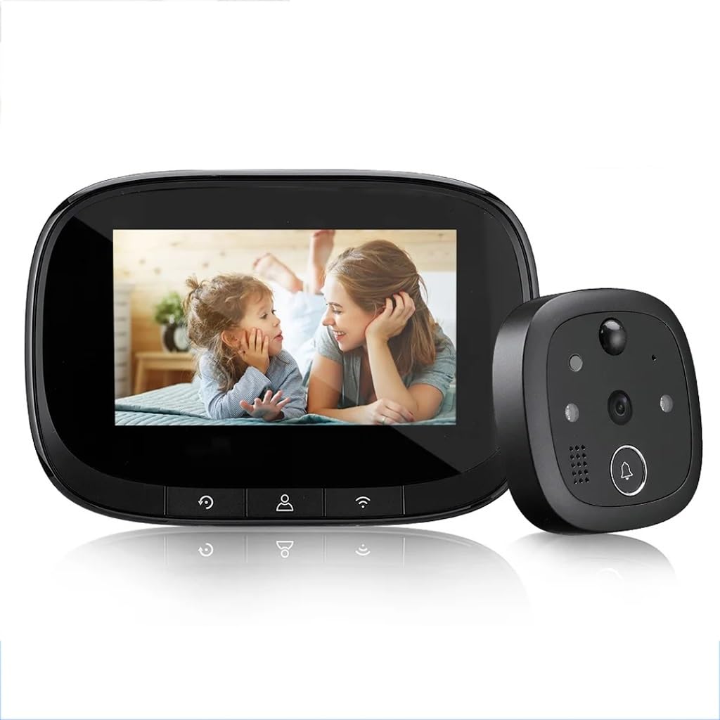Mobygkfy D Smart Home Oor Night Pir Motion Etection Camera Security Oorbell