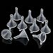 SPHTOEO 20pcs Plastic Mini Funnels For Filling Small Samples Perfume Liquid Emulsion