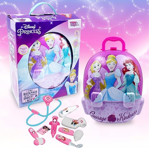 Image of ToyMagic Princess Doctor Playset for Kids |Convertible Suitcase with Battery Operated Pretend Play Toy for Boys & Girls 3+ Years| Doctor Kit Toyset Perfect for Gift | retend Play Learning Toy