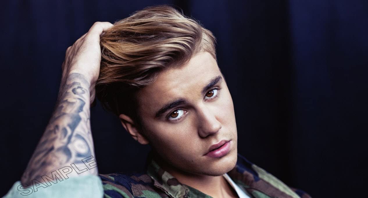 Justin Bieber Poster Pop Music Star Photo Wall Art Picture Poster A4
