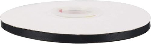 Miniatura 3 de MEEDEE - Cinta negra de satén negro de 14 pulgadas, cinta de satén de doble cara, cinta decorativa negra, cinta de boda negra, cinta de seda negra