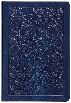 Book cover The Passion Translation New Testament (2020 Edition) Large Print Navy: With Psalms, Proverbs, and Song of Songs (Faux Leather) – A Perfect Gift for Confirmation, Holidays, and More