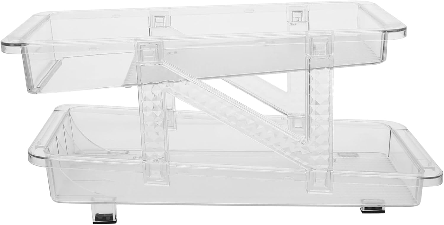 Soda Can Organizer for Refrigerator Dual-layer Beverage Dispenser Design for Easy Access Kitchen Cupboard Efficient Storage for Canned Drinks