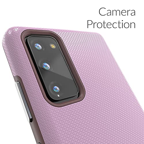 Image of Crave for Samsung Galaxy S20 FE Case, Shockproof Protection Dual Layer Case for Samsung Galaxy S20 FE 5G (6.5 inch) - Lilac